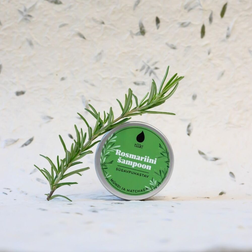 Matcha shampoo bar for deep cleansing oily hair and scalp